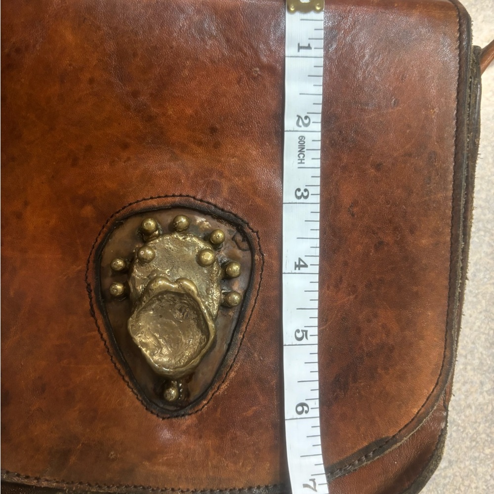Vintage Bill Jones brown leather satchel - Picture 10 of 11